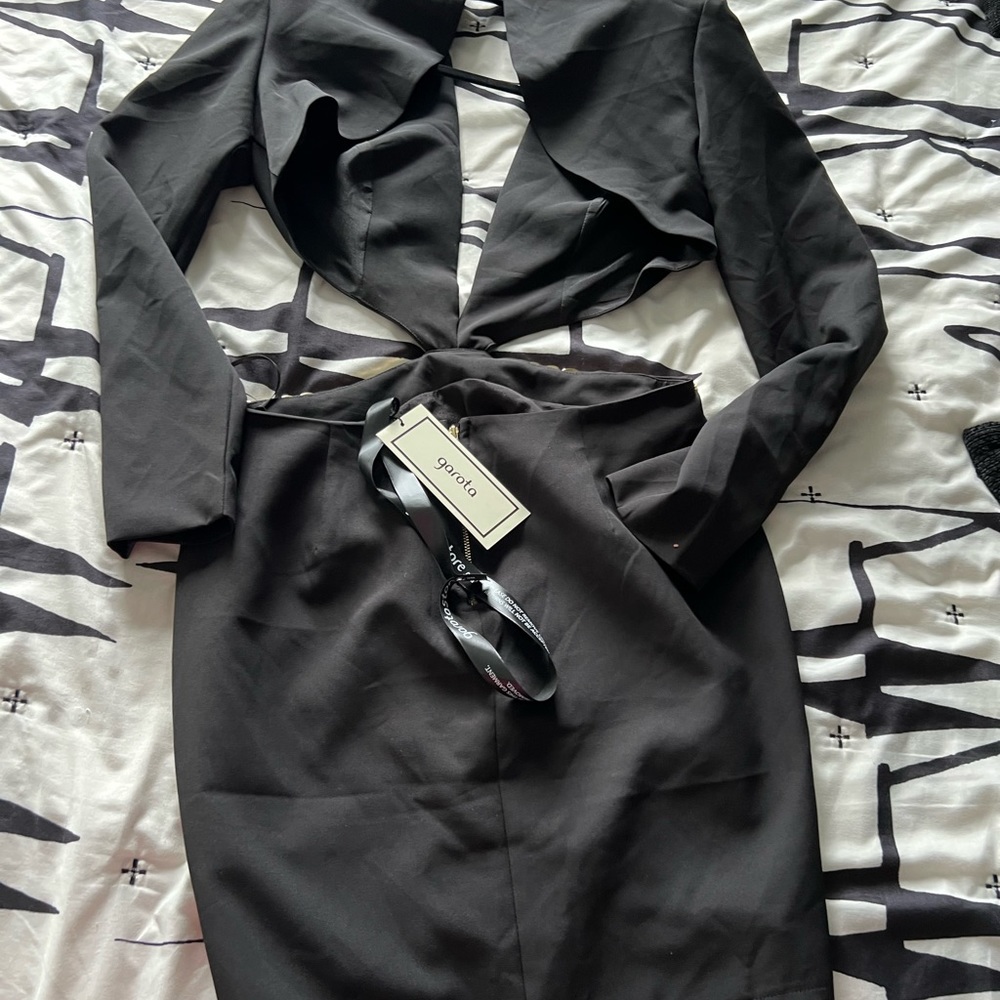 Black mini dress Size: Large w/ tag - Picture 4 of 4